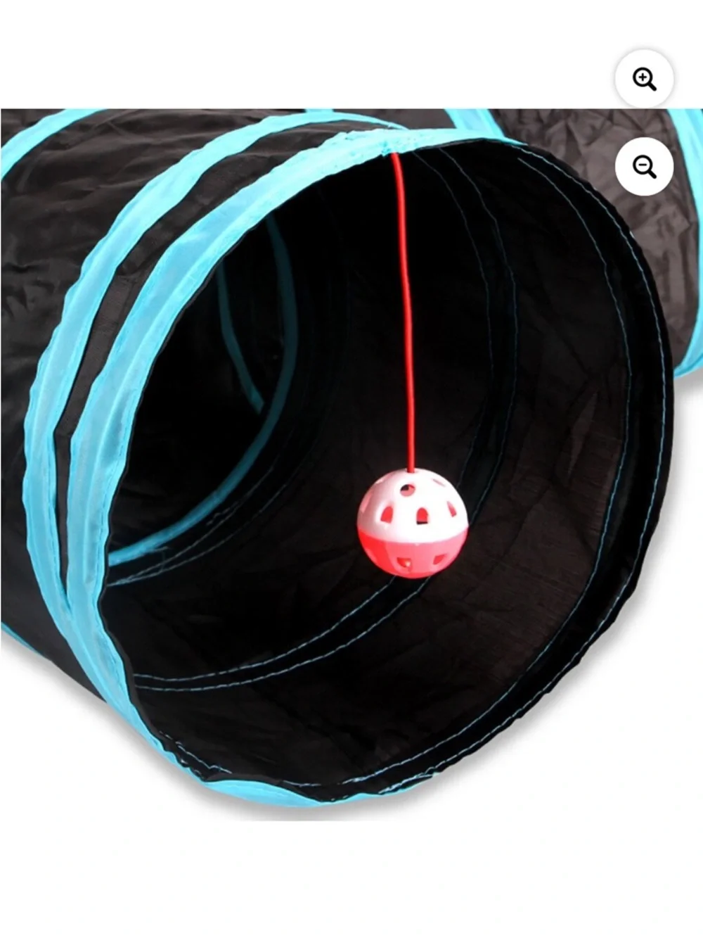 Multi-Arm Cat Tunnel Play Center - Black and Blue